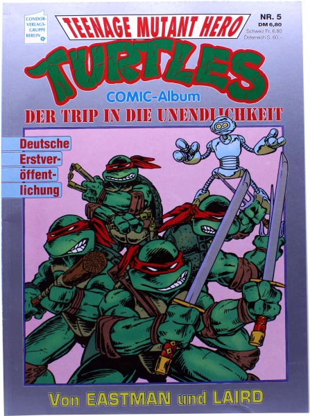 TMNT Teenage Mutant Hero Turtles Comic Album Nr. 5: Der Trip in die Unendlichkeit von Condor